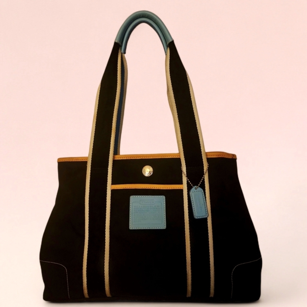 Coach Vtg. Hampton Weekender 5656 Nylon Shoulder Tote